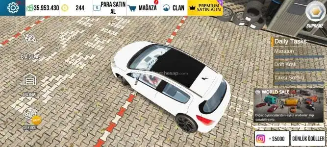 Car parking temiz hesap