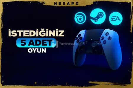 İstediğiniz 5 Oyun + Garanti