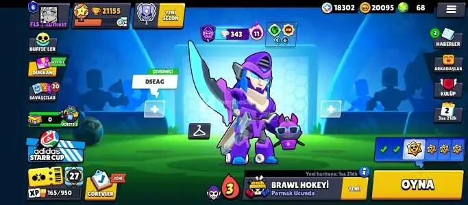 Brawl stars 21K hesap