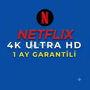 ⭐ Netflix 4K Uhd 1 AY Garantili Hesap ⭐