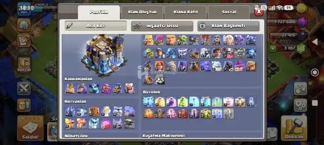 Clash of Clans emek hesabı