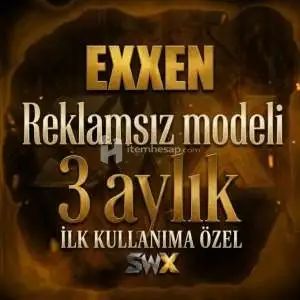 3 aylık reklamsız exxen üyelik aktivasyon kodu
