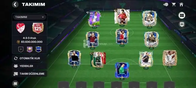 EA FC Mobile 126 Gen hesap