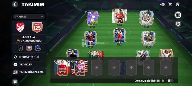 EA FC Mobile 126 Gen hesap