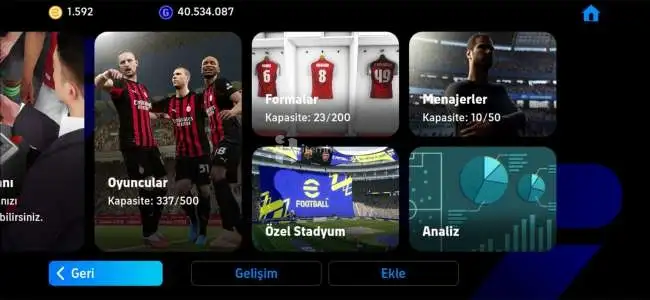 3207 Kolektif Güç | 105 Messi | 40.5 Milyon GP & 1592 Coin'li Efootball Hesabi