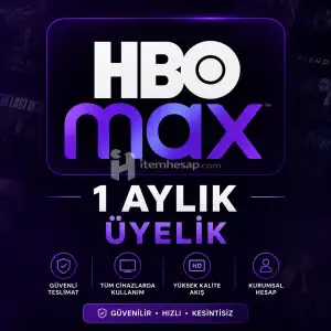 ⭐Hbo Max 1 Aylik Otomatik Teslimat⭐