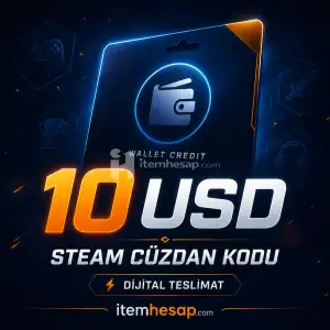 Steam 10 Usd Cüzdan Kodu (10 Dolar) – Dijital Teslimat