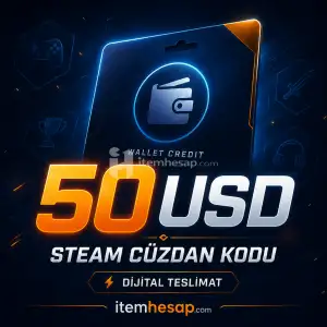 Steam 50 Usd Cüzdan Kodu (50 Dolar) – Dijital Teslimat