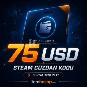 Steam 75 Usd Cüzdan Kodu (75 Dolar) – Dijital Teslimat