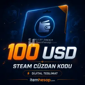 Steam 100 Usd Cüzdan Kodu (100 Dolar) – Dijital Teslimat