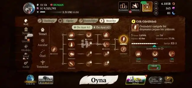 The Wolf 51 seviye hesap , eğer hileli hesap satın almak isterseniz yazabilirsiniz kesinlikle banlanmamış ve banlanmayan