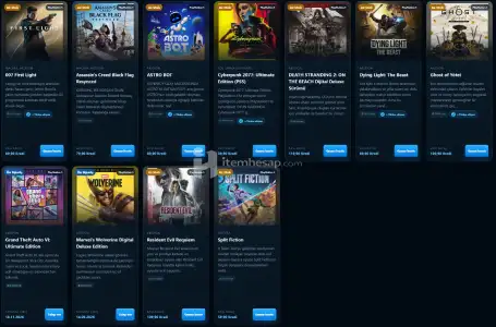 PlayStation 5 Oyun Hesabı Kiralama Hizmeti (1 Günlük Kiralama)