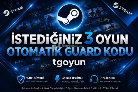 ⭐ 7/24 Teslim | Seçtiğin 3 Oyun ⭐