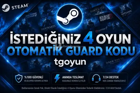 ⭐ 7/24 Teslim | Seçtiğin 4 Oyun ⭐