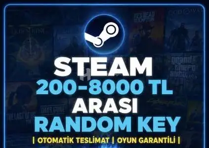 ⭐️ [200₺ - 8000₺] Premium Steam Random Key