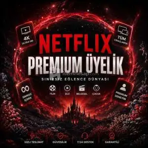 (Oto Teslim) Netflix Premium 4K Uhd 1 Aylik