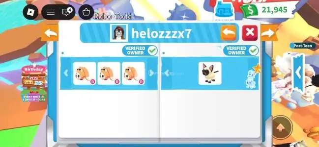Roblox/Adopt me