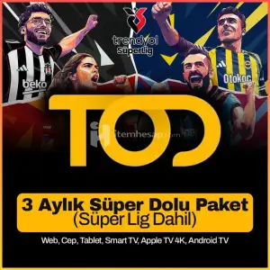 3 Aylık Tod Süper Dolu Paket Full İçerik