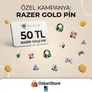 50 TL Razer Gold Pin | İndirimli Fiyat | Güvenli Alışveriş
