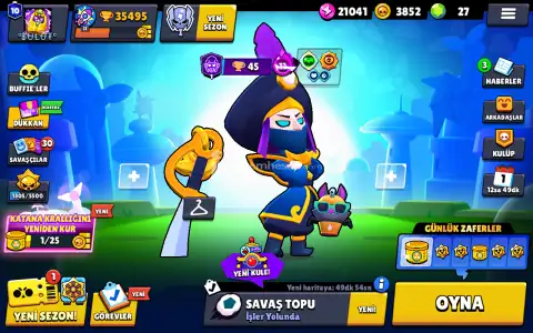 Bs hesabı 35 bin kupali hafif pazarlık payı vardır skin vardır