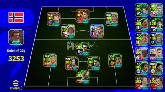 3253KG 108 Cruyff ve 107 Cristiano Ronaldo