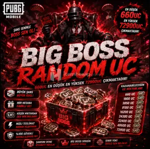 Pubg Mobile Big Boss Random UC - EN Iyisi Burda - Şanşini Dene Kazan!