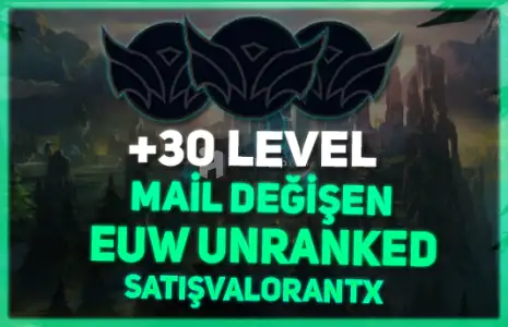 Euw + Unranked + Mail Değişen + Hesaplar!