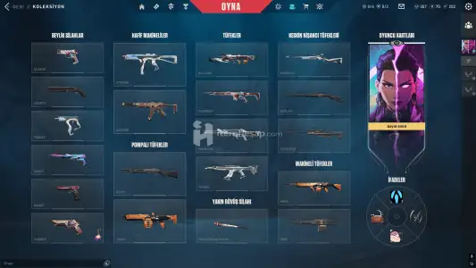 TR - Mail Değişen Skinli Temiz Ucuz Valorant Hesap