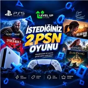 Istediğiniz 2 Playstation 5 (Psn) Oyunu+Garanti