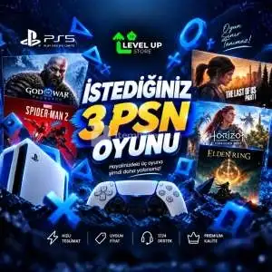 Istediğiniz 3 Playstation 5 (Psn) Oyunu+Garanti