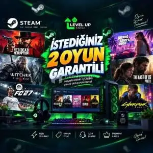 Istediğiniz 2 Oyun PC + Garanti (Oto Teslim)