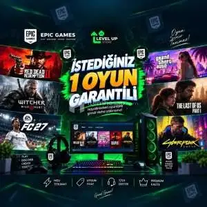 Istediğiniz 1 Oyun PC + Garanti Oto Teslim