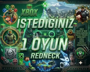 İstediğiniz 1 Xbox Konsol Oyunu En Uygun +Garanti