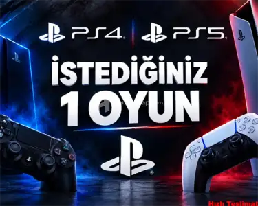 İstediğiniz 1 Psn Oyun Ps4/Ps5/Pro +Garanti