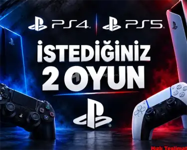 İstediğiniz 2 Psn Oyun Ps4/Ps5/Pro +Garanti