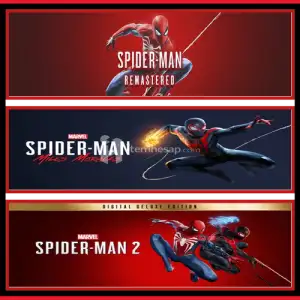 Spiderman 1 + Miles Morales + Spider man 2 + Oto Guard