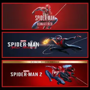 Spiderman 1 + Miles Morales + Spider man 2 + Oto Guard