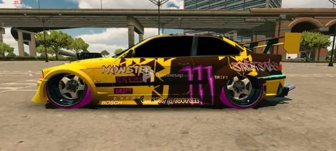 Monster Çizimli Bmv