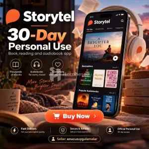Storytel 30 Day - English, France, Arabic Language
