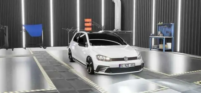 - Kanpanya - Car Parking 2 HD Logolu Coinli Golf
