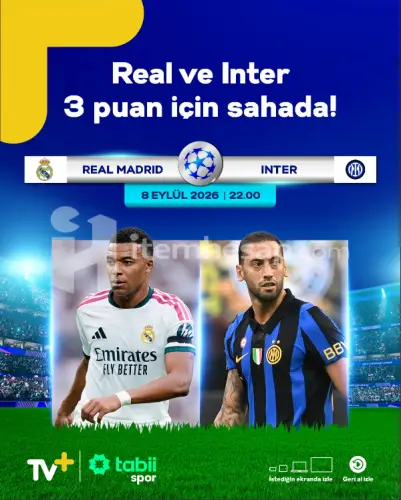 Real Madrid - Inter / 1 Aylık TV Plus [Kendi Hesabınıza Özel] TV+ Premium