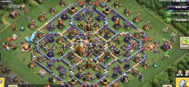clas of clans altın bilet parasına